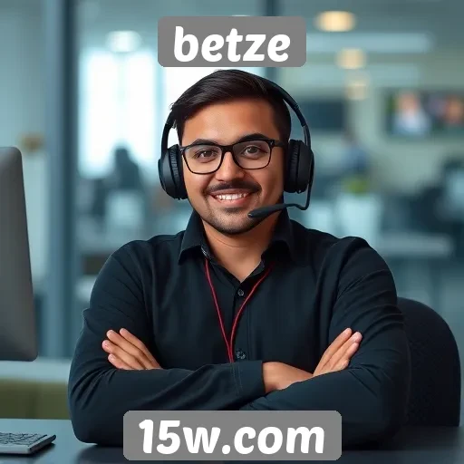 Suporte ao cliente do Betze é acessível e eficiente