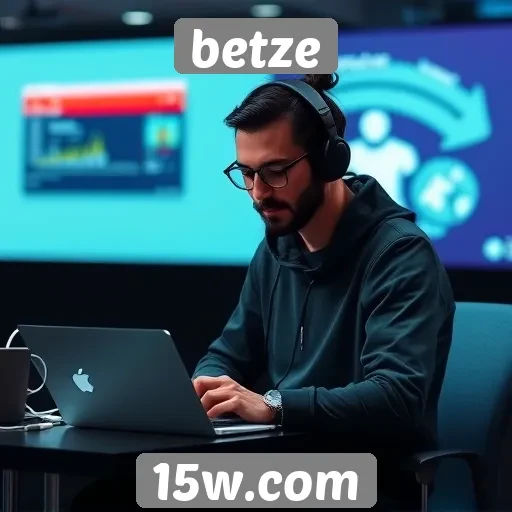Experiência do usuário no site Betze