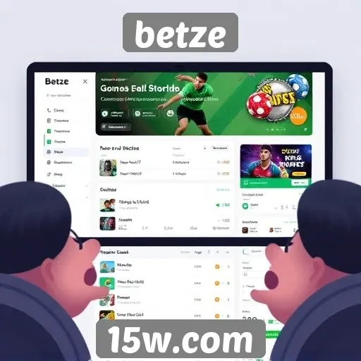 Interface do usuário e experiência no Betze